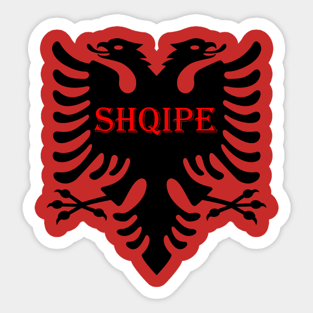 Albanian Shqipe Sticker by Wolfhoundjack